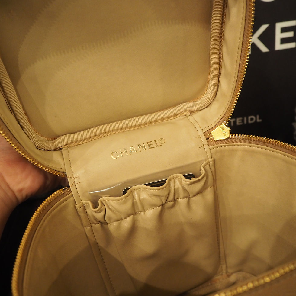 サムネイル： CHANEL シャネル キャビアスキン バニティバッグ