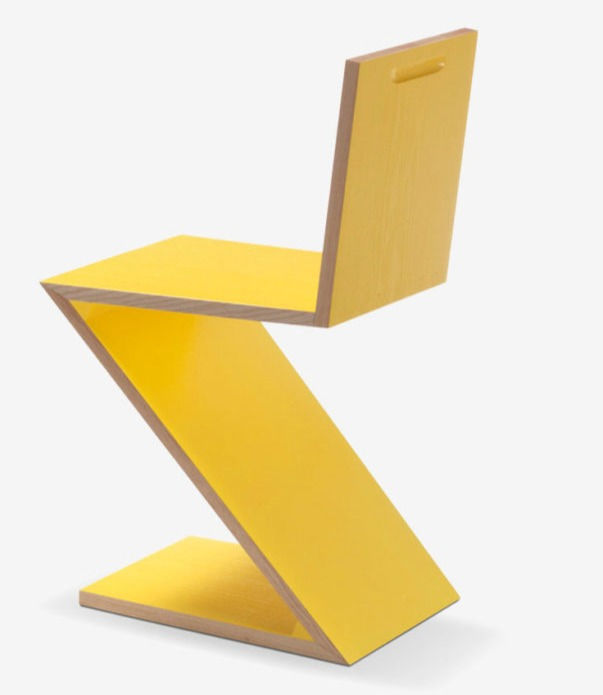 Thumbnail: Zig Zag Chair by Gerrit Thomas Rietveld 1934