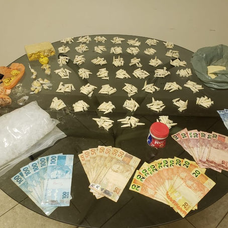 Dupla é presa na Operação ‘Plana Nocte’ de combate ao tráfico de drogas em Cataguases