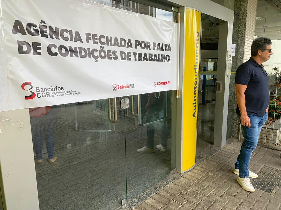Bancários fazem paralisação de 24 horas nesta quinta-feira em todo o país