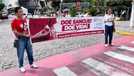 Bloco dos Doadores de Sangue mobiliza população em ação especial de Carnaval em Leopoldina