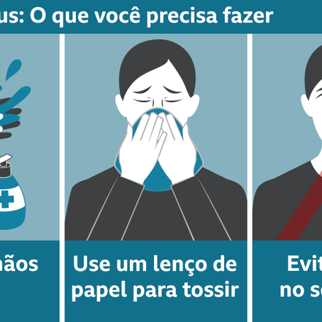 Saúde anuncia orientações para evitar a disseminação do coronavírus
