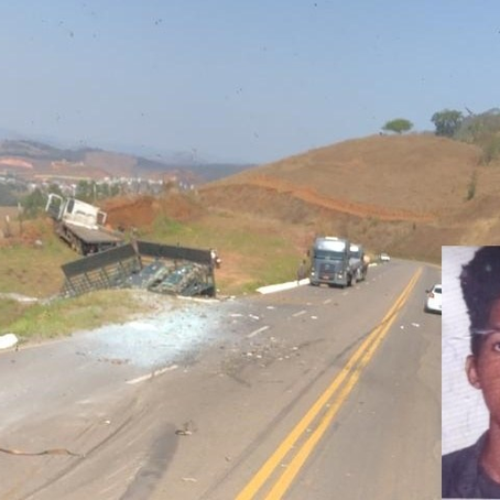 Ajudante que estava no caminhão carregado de vidro, não resiste aos ferimentos e morre no HSP