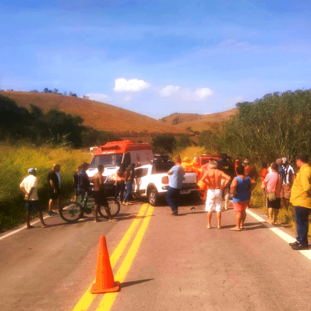 Homem de 29 anos morre em acidente na BR-267 em Tebas, distrito de Leopoldina