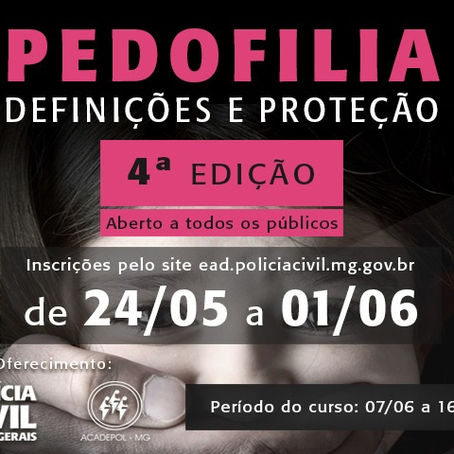 Polícia Civil oferece curso on-line sobre pedofilia