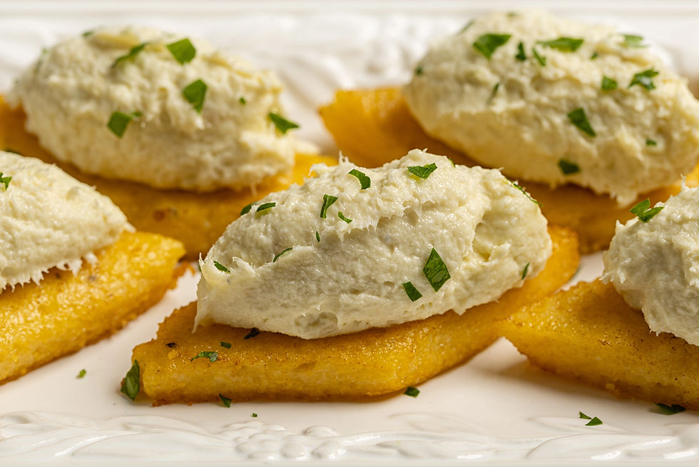 פולנטה ודג בקאלה בפתיח או כתוספת למנה עיקרית