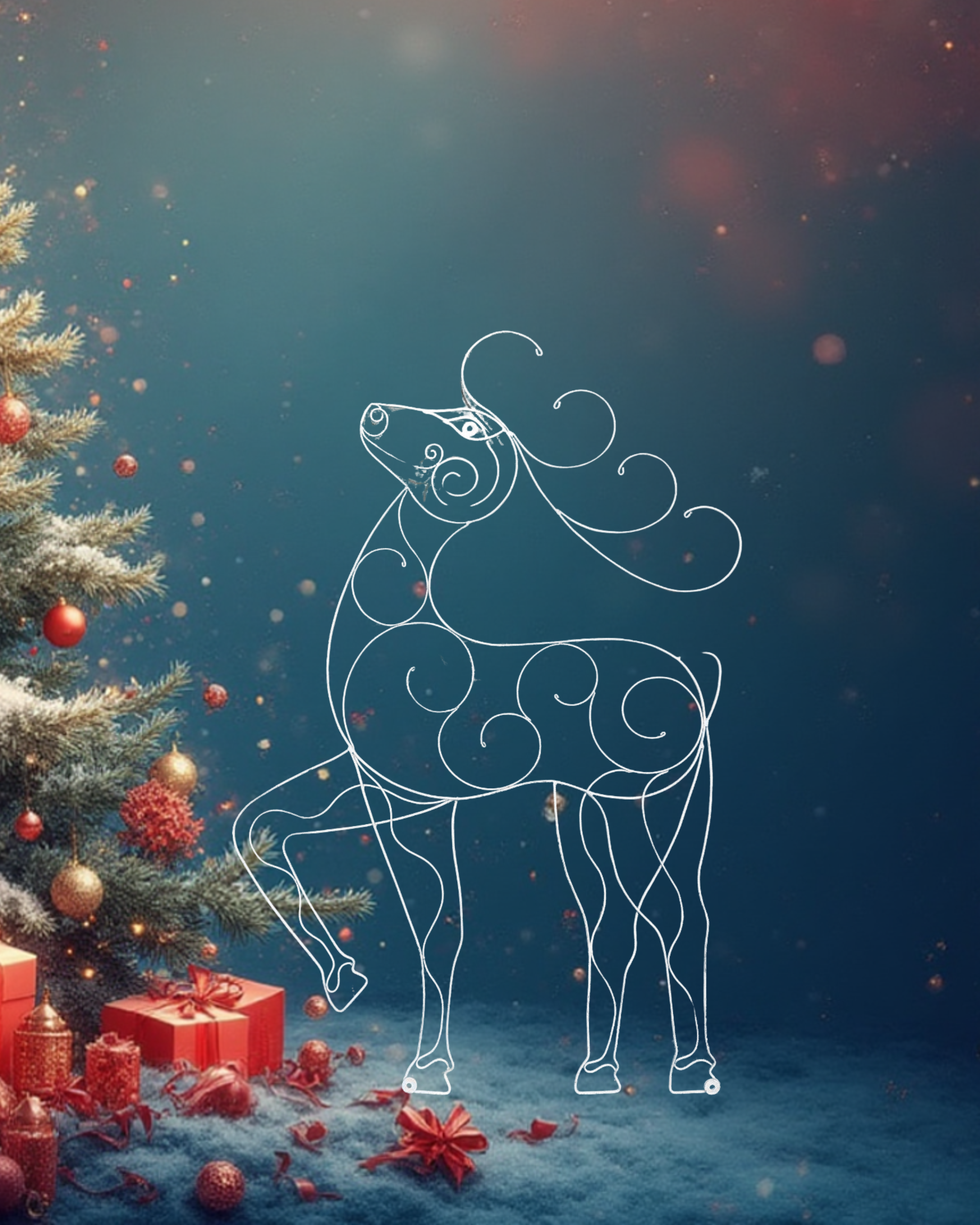 Фігура Олень 2D