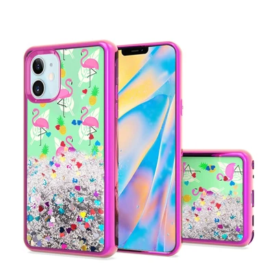 Thumbnail: iPhone 12 5.4 Water Quicksand Glitter Case