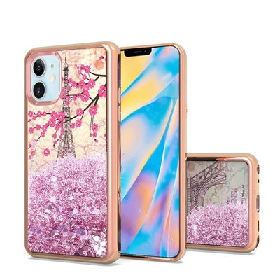 Thumbnail: iPhone 12 5.4 Water Quicksand Glitter Case