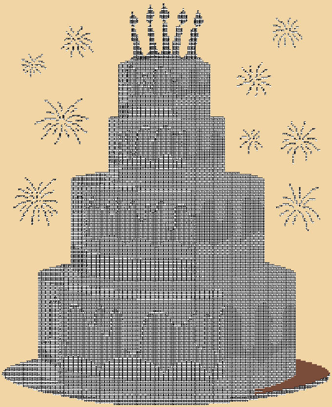 Happy Birthday Text Art Copy Paste