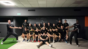 1. Mannschaft Gast in der Stolberger Athletik Base
