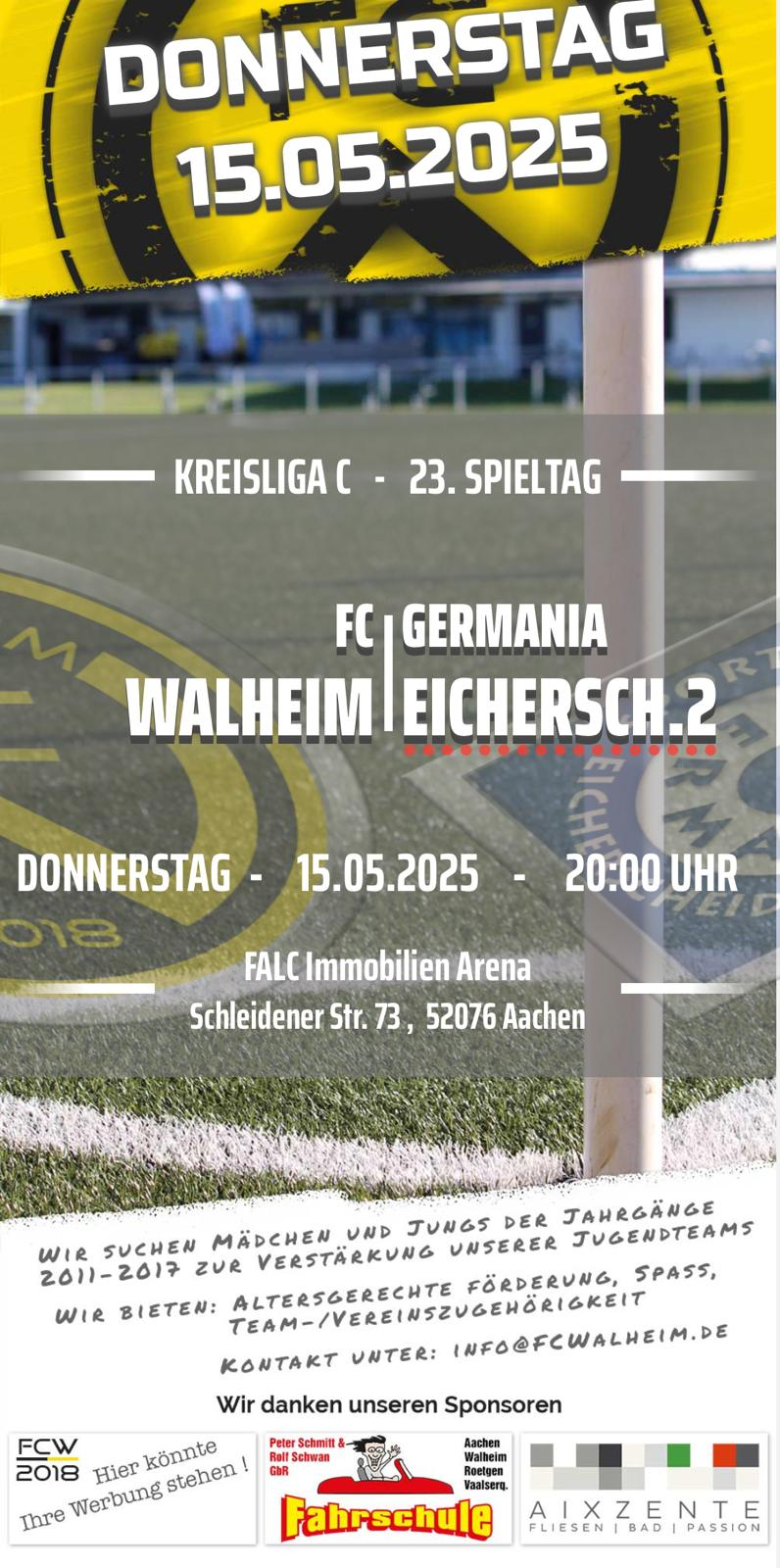 Flutlicht Heimpsiel unserer 1. Mannschaft