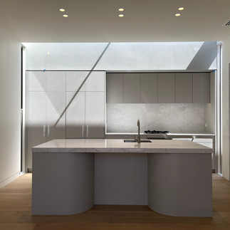 Marble and Grey Kitchen Interior by Hindley & Co