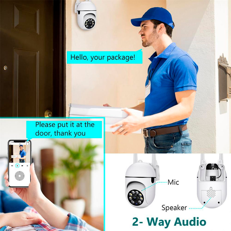 Миниатюра: Wi-Fiкамера поворотная видеонаблюдения