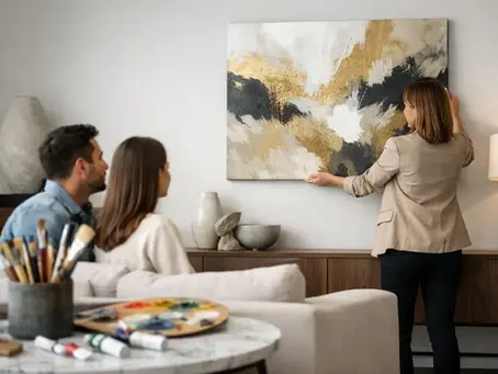 Arte sob encomenda para interiores singulares