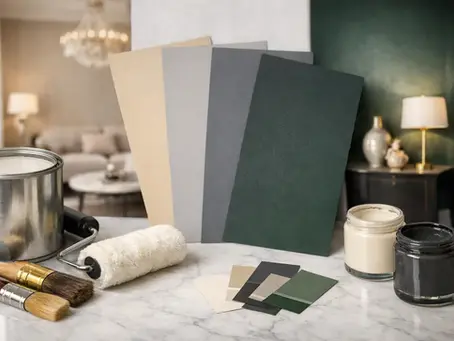 Tipos de pintura para ambientes elegantes