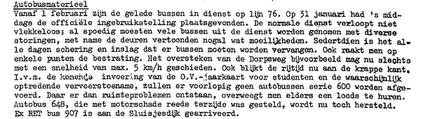 Het Openbaar Vervoer februari 1989, terugkomst RET 907. 