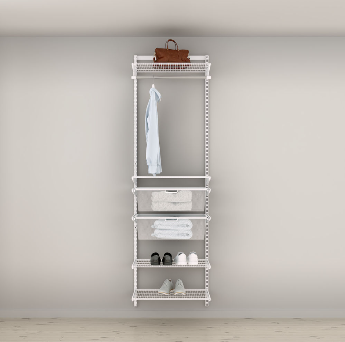 Closet solution Classic White opt. 2