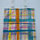 Thumbnail: Handpainted Plaid Tote Bag