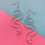 Thumbnail: Glitter Worm Simple Dangles - Clear Rainbow