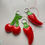 Thumbnail: Hand Stitched Chilli Bag Charm