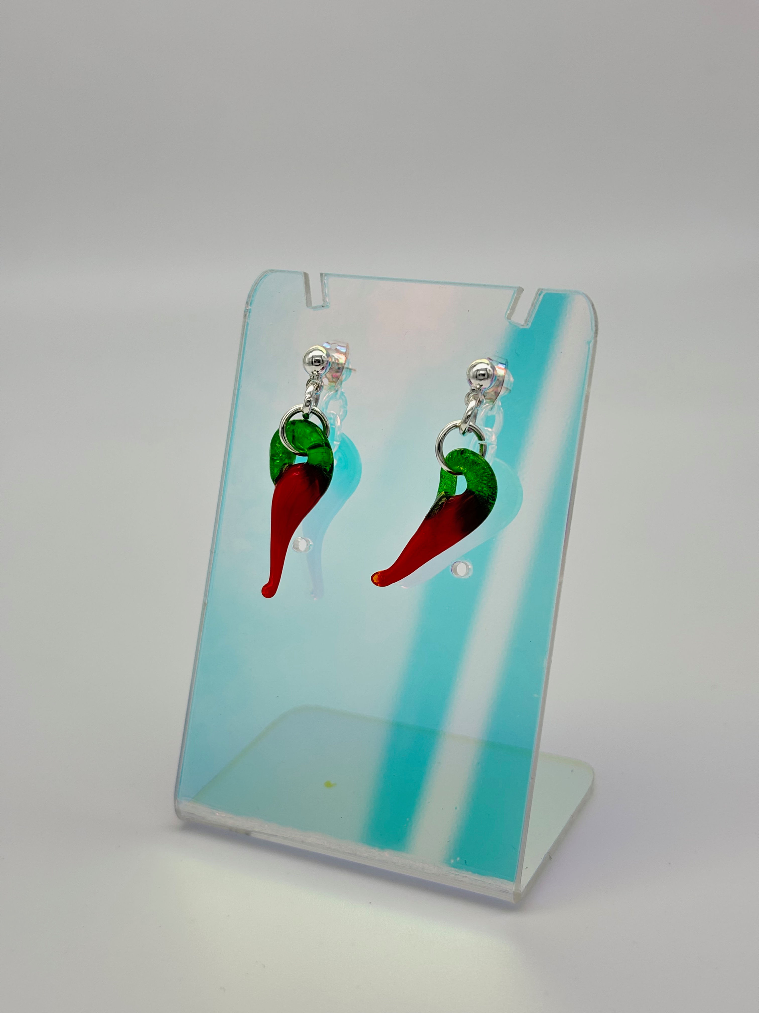 Ball Stud Chilli Earrings