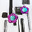 Thumbnail: Disco Flower Magenta Large Statement Earrings