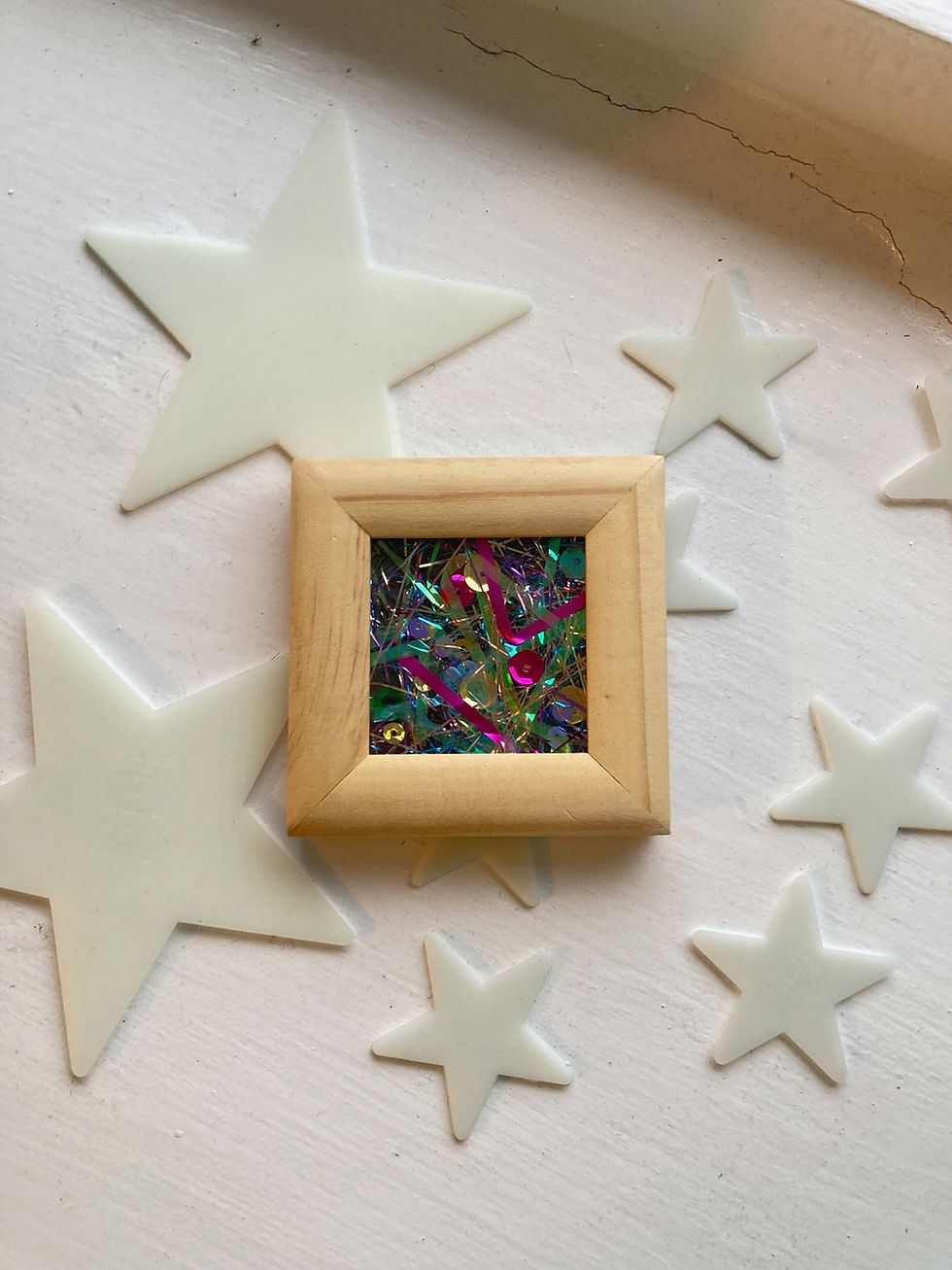 Thumbnail: Mini Glitter Trash Frame - Square