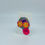 Thumbnail: Mini Punk Flower Earrings - Pink & Orange
