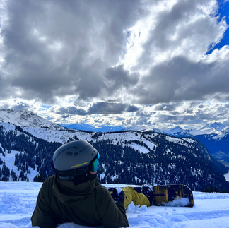 ski season in Morzine epic view