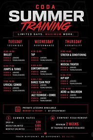 CDDA Summer Training