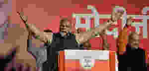 PM Modi during his victory speech