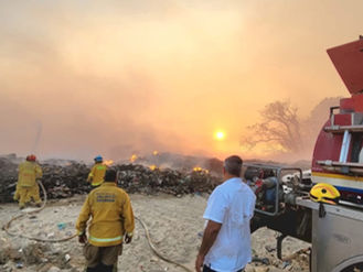 Coordina Diego Franco Combate de Incendio en Cabo Corrientes
