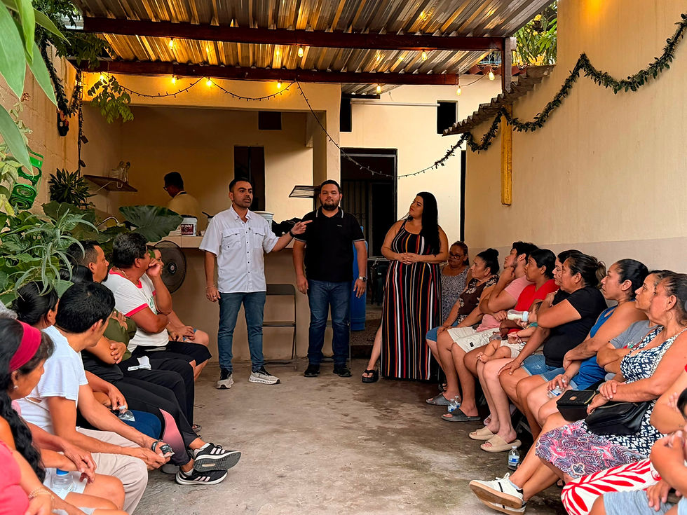 Ra Aguilar fortalece la Transformación desde las Asambleas Informativas