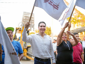 Arranca ampliación de drenaje en la colonia Diana Laura, en San Vicente