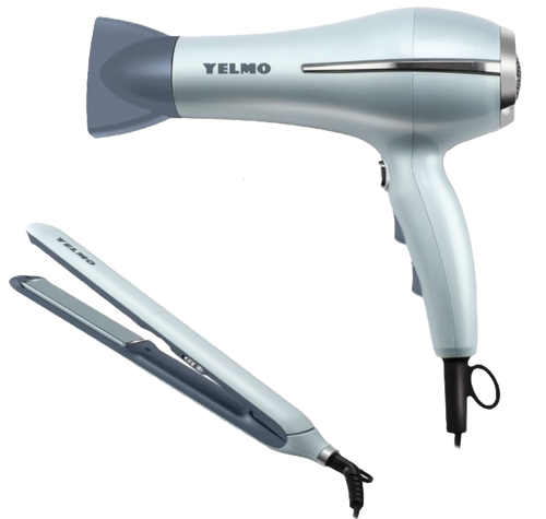 Combo Planchita y Secador de Pelo Yelmo Acces technology