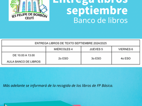 Entrega de libros ESO septiembre