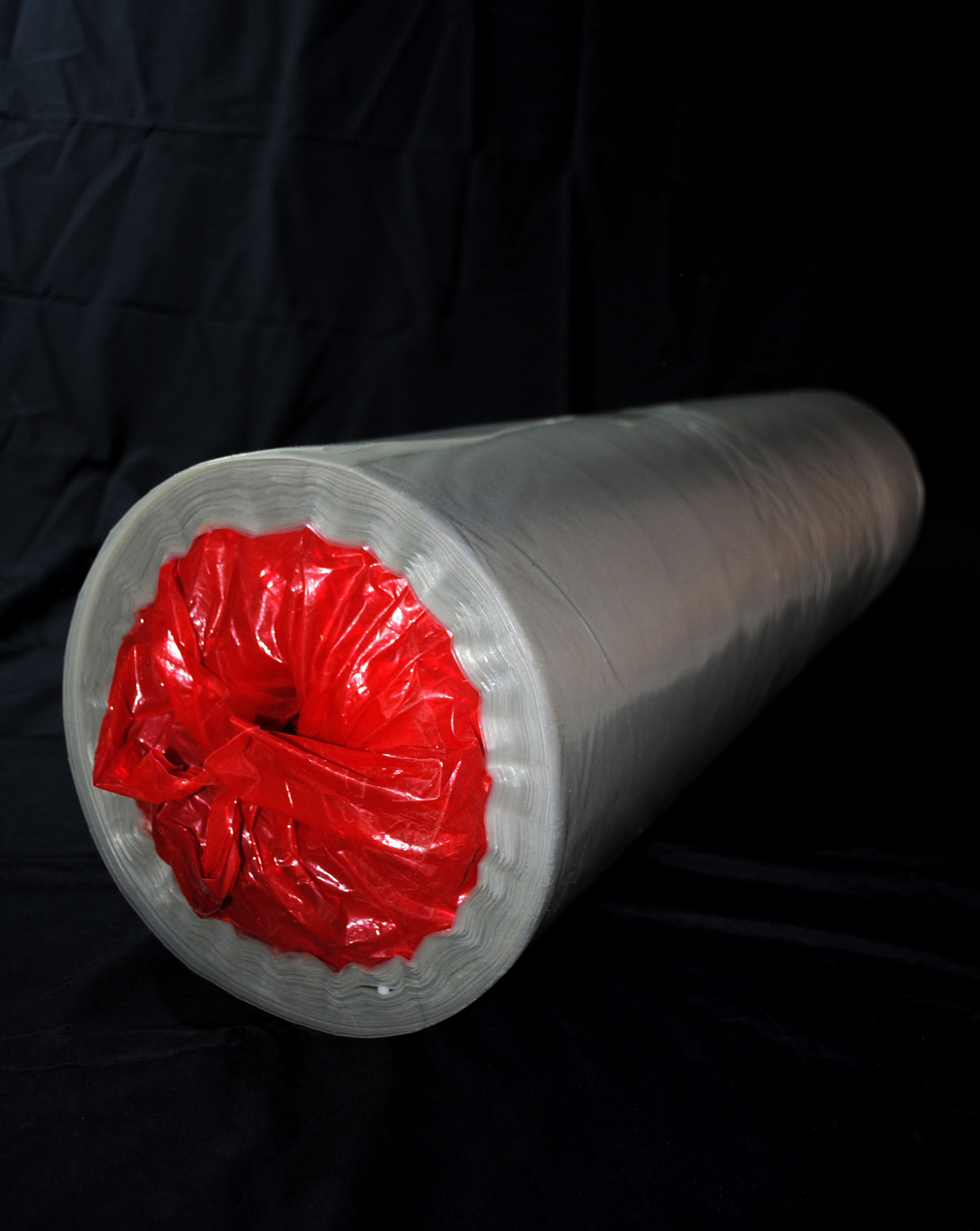 Rollo plastico semi transparente 8