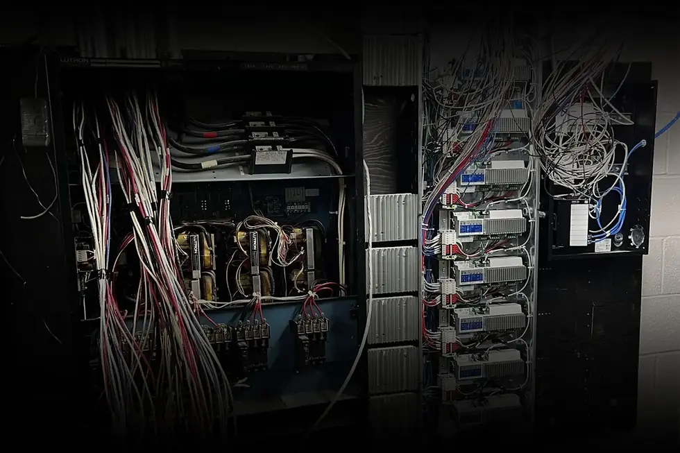 lutron commercial HVA controls and wiring