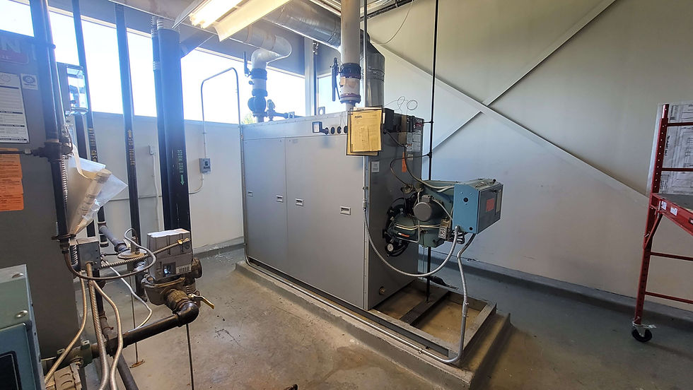 commercial boiler system