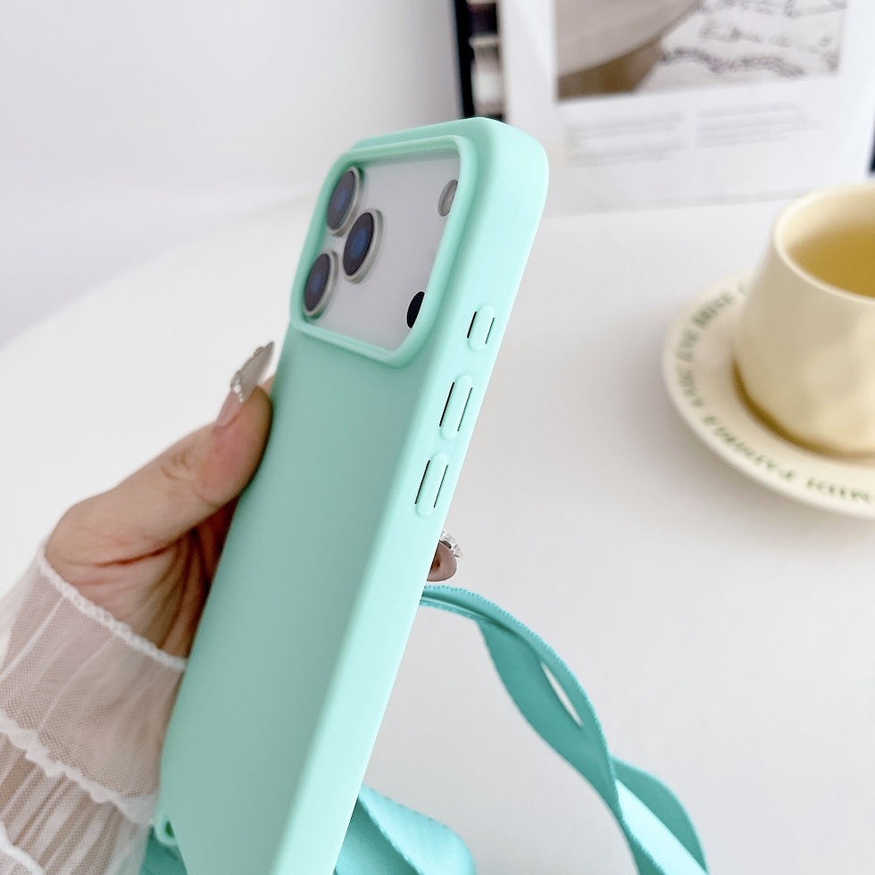 Thumbnail: Taupe Canvas Crossbody Phone Case