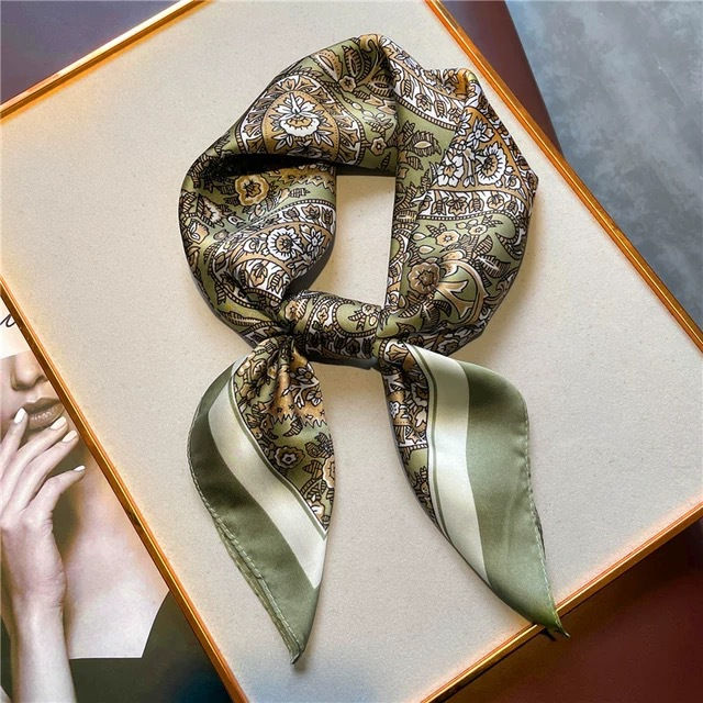 Thumbnail: Crimson Paisley Silk Scarf