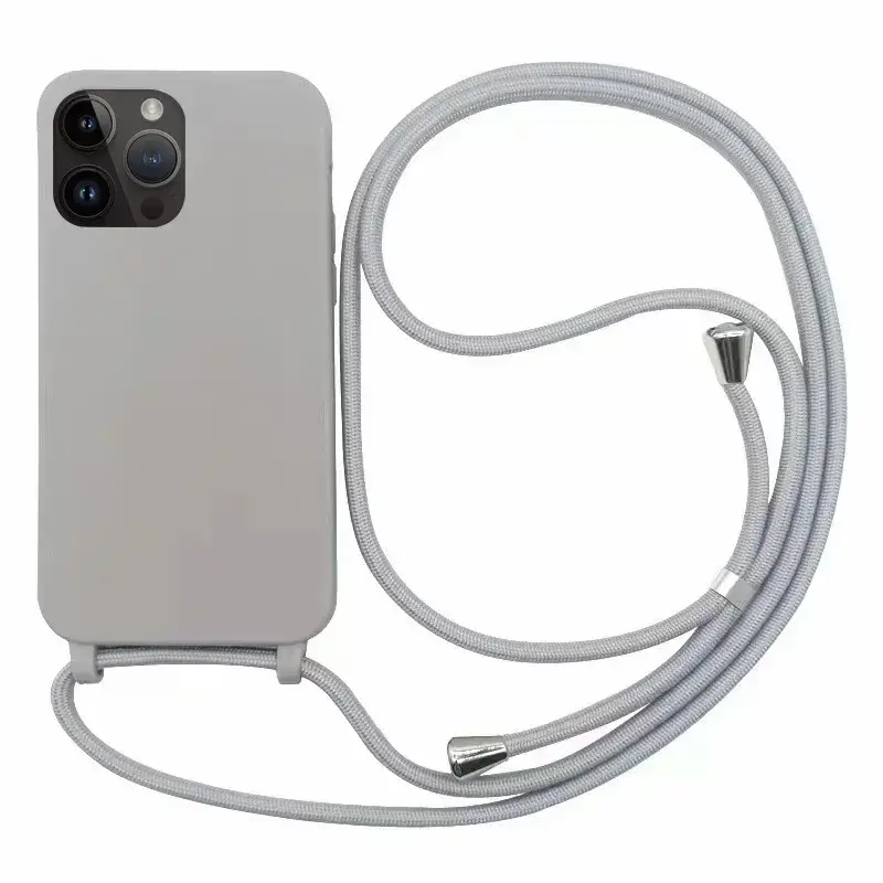 Thumbnail: Mauve Rope Lanyard Case