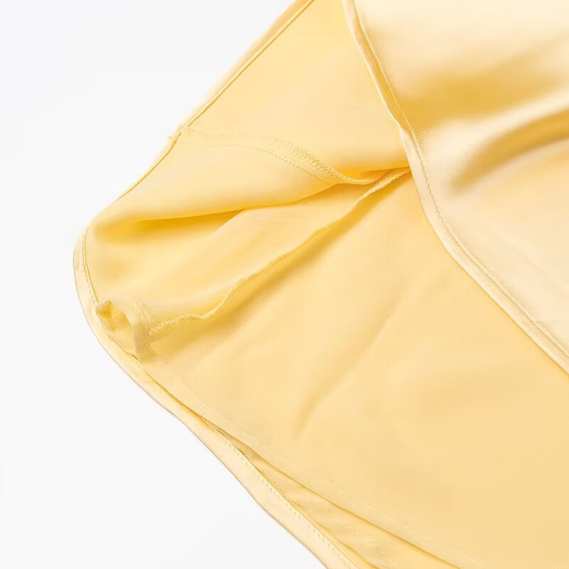 Thumbnail: Buttercream Satin Slip Dress