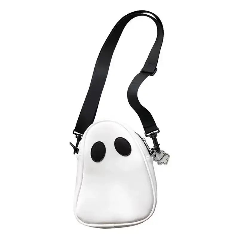 Thumbnail: Japan Style Ghost Bag PU Casual Solid Zipper Soft Shoulder Bags Pures And Bags C