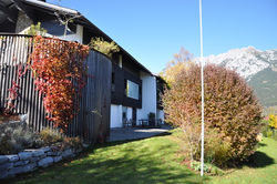 House exterior in autumn