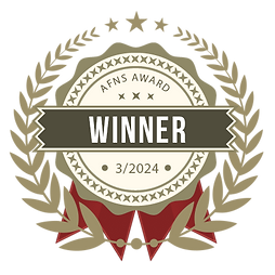 Abzeichen eines gewonnen Awards