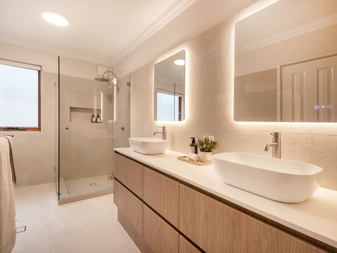 modern double bathroom vanity