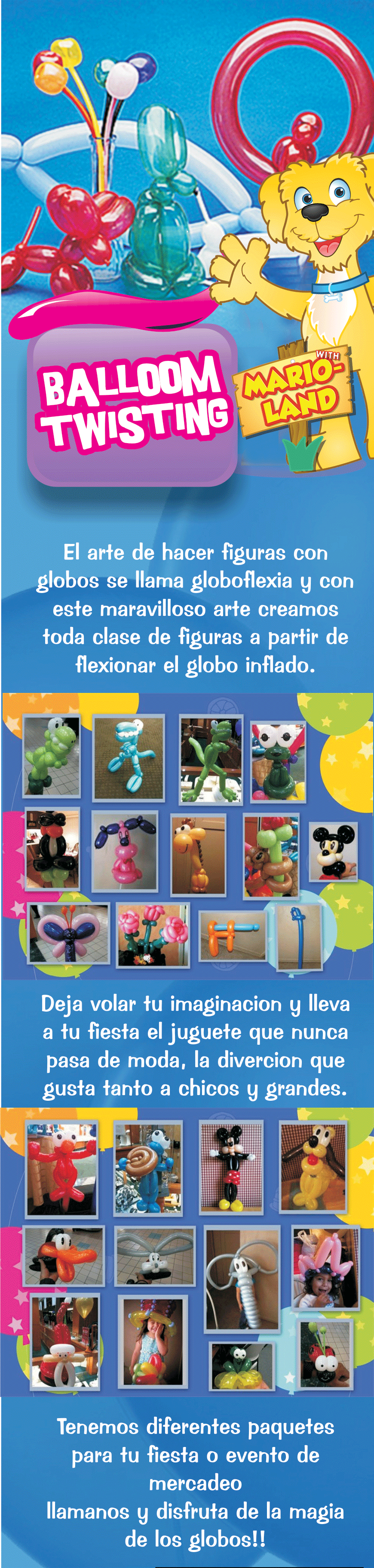 Balloon Twisting figuras con globos festiboom.com