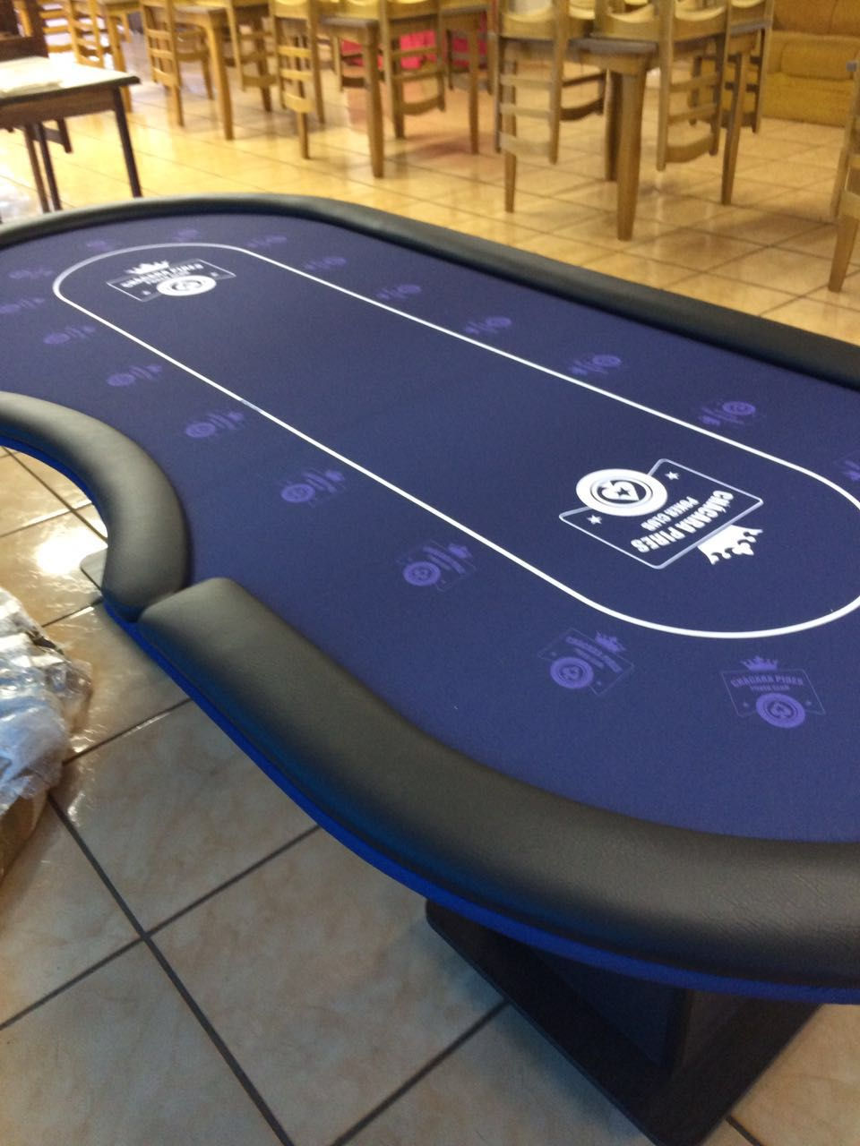 #Sk8Poker Borda Baixa_ Com Dealer_(Personalizada) Com Impressão Digital